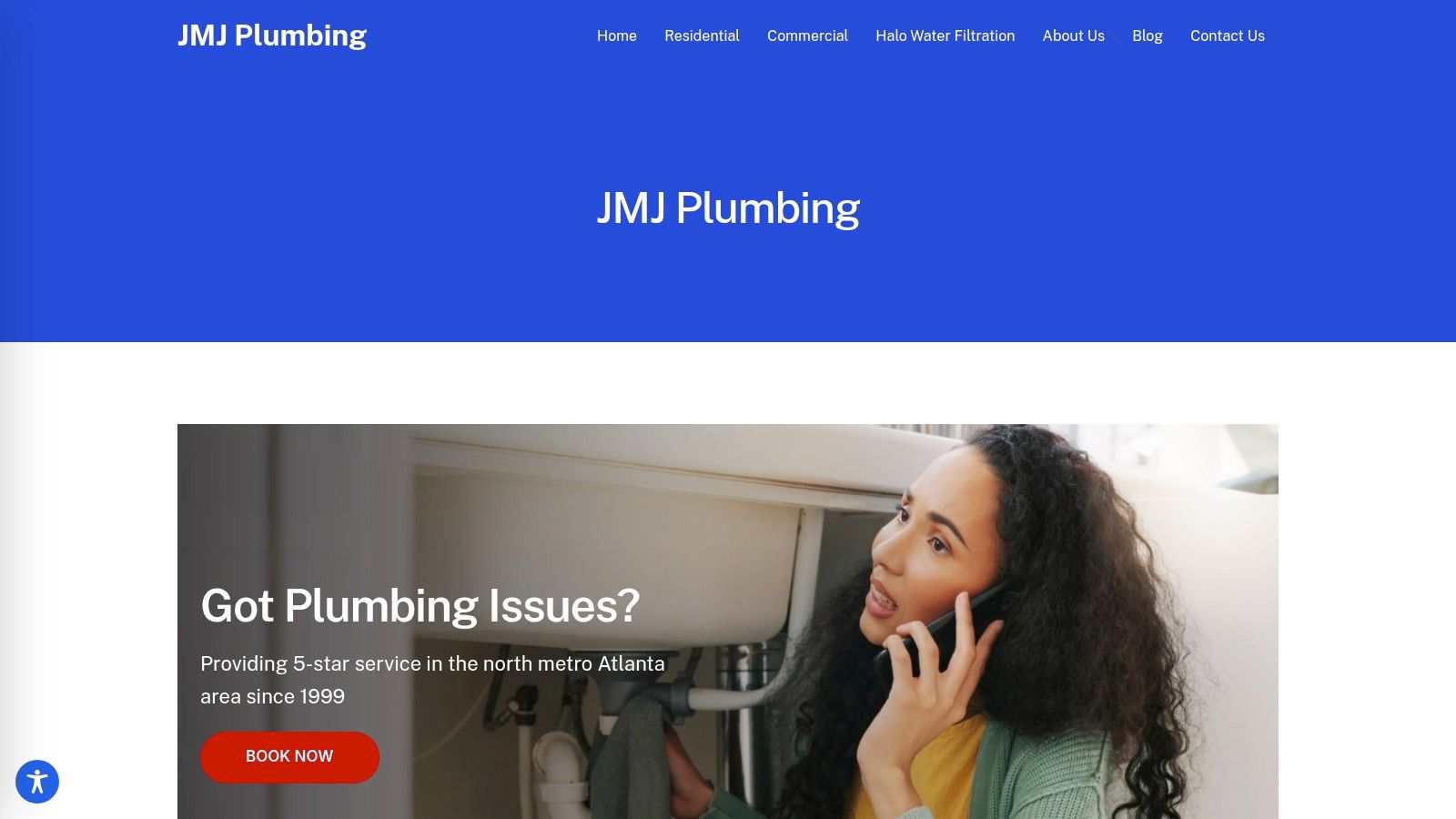 Screenshot from https://www.jmjplumbing.com