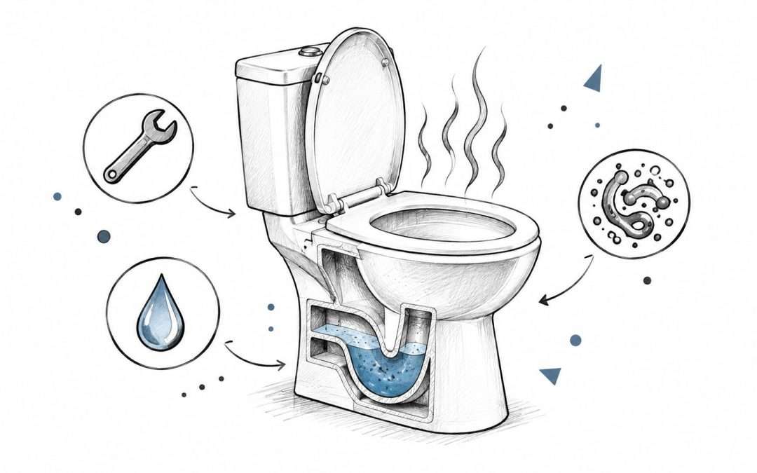Odor Coming from Toilet Bowl: Causes and Fixes